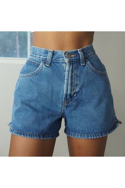 women's high waist denim shorts HF0305-02-03