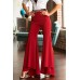 Women's High Waist Fashion Flare Pants HE1603-02-02 Women's High Waist Fashion Flare Pants HE1603-02-02