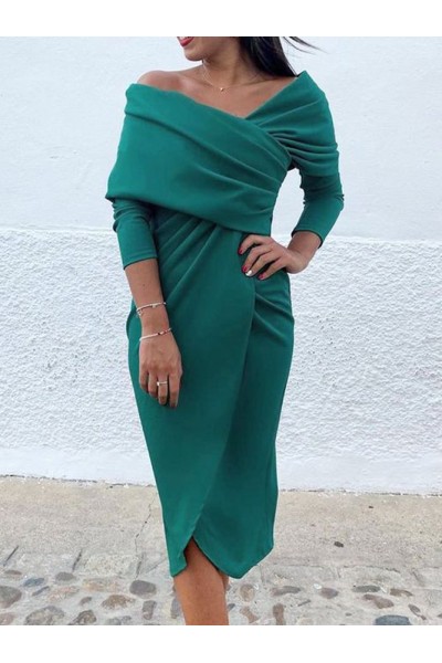 Autumn women's elegant ladylike dress HF0111-02-01