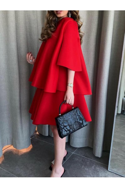 New fashionable Korean style solid color dress HF2210-02-01