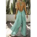 Sexy V-neck camisole loose jumpsuit HF3423-02-02 Sexy V-neck camisole loose jumpsuit HF3423-02-02