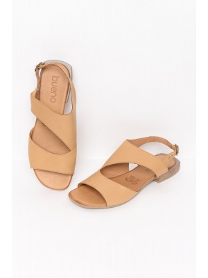 Alyssa Tan Leather Sandal