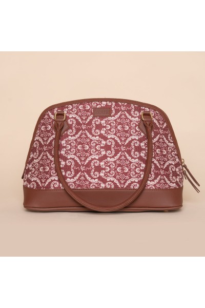 Falaknuma Brown Jali Dome Shaped Bag