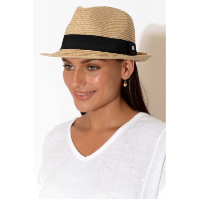 Natural Travel Trilby Hat