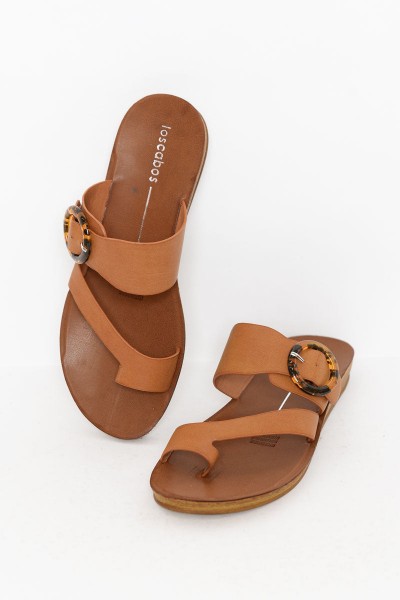 Dotsie Tan Resin Buckle Slide