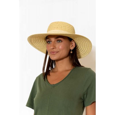 Adalita Natural Wide Brim Hat