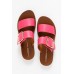 Doti Hot Pink Buckle Slide